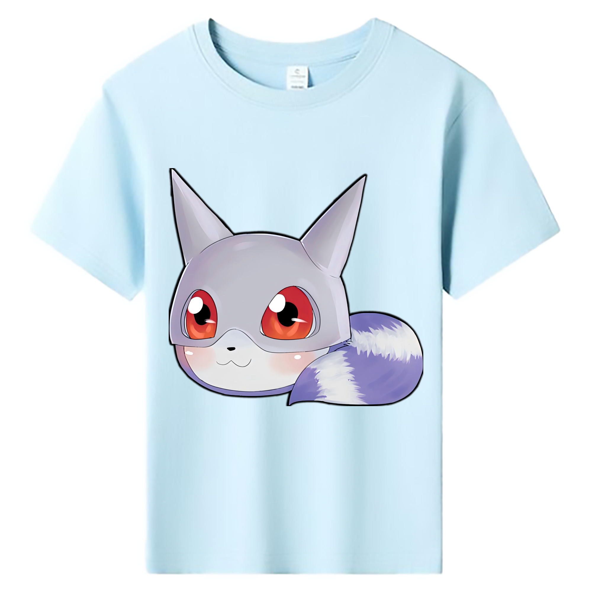 （画像用） Digimon デジタルモンスター/デジモン 綿100％キッズTシャツ（フロントプリント）